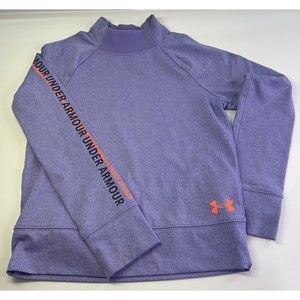 Under Armour long sleeve turtle neck Girl Lavender Sweater, Size YXS